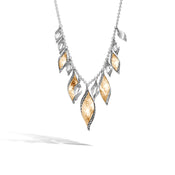 Wave Hammered Drop Necklace|NZ90084
