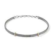 Icon Link Choker, Gold, Sterling Silver, 6MM|NZZ97220