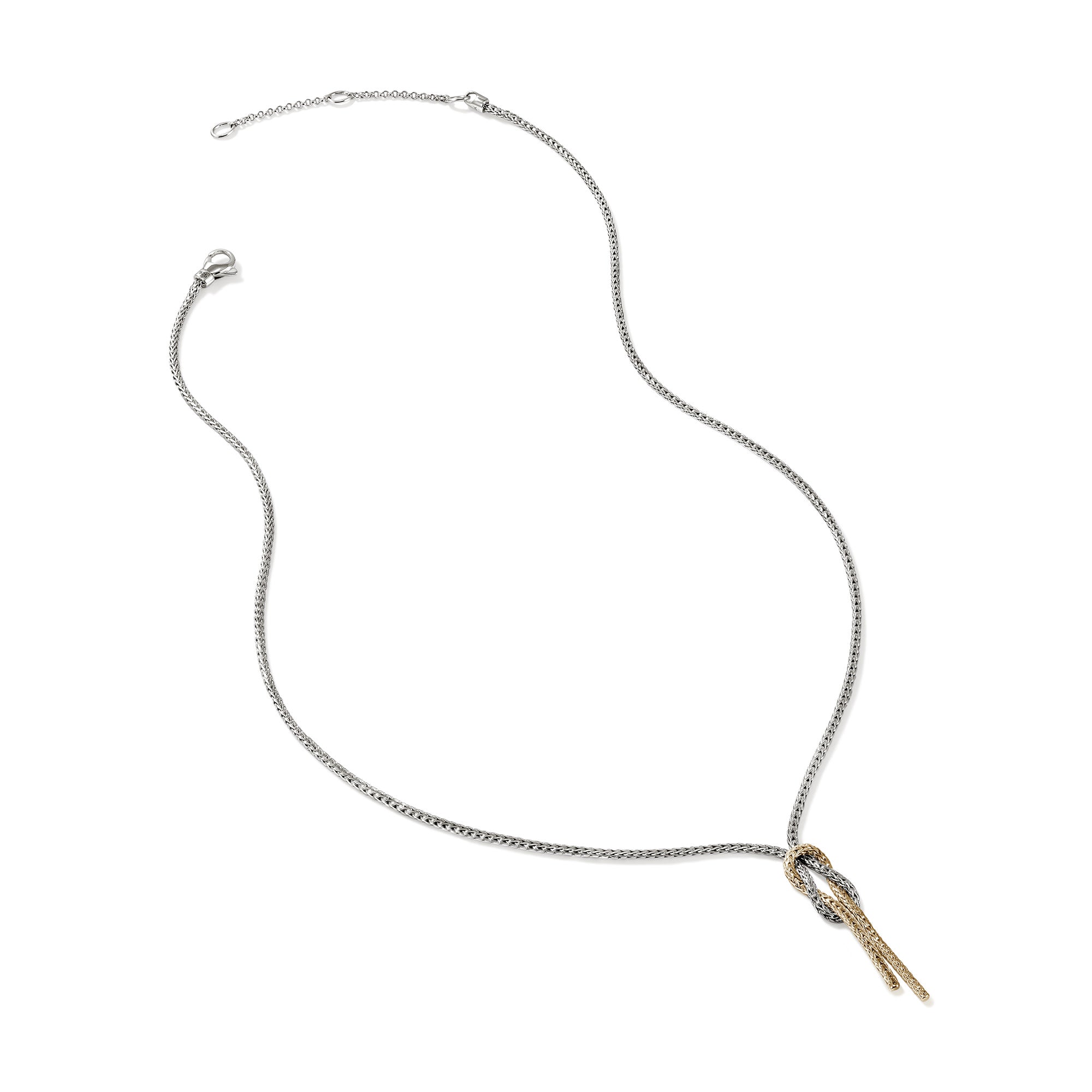 Love Knot Y Necklace, Gold, Sterling Silver, 1.8MM – John Hardy