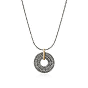 Rata Chain Pendant Necklace, Sterling Silver, Gold|NZZ98733
