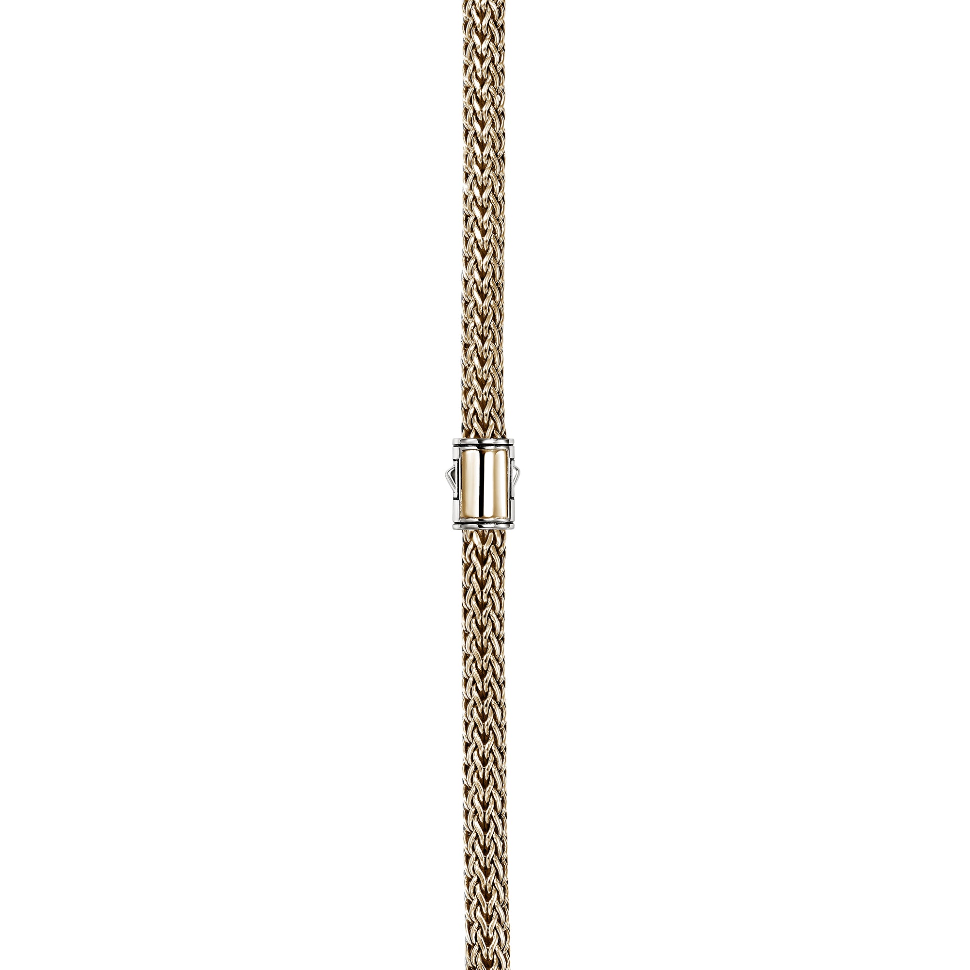 Icon Necklace Reversible Gold Sterling Silver 5MM|NZZ990096RV