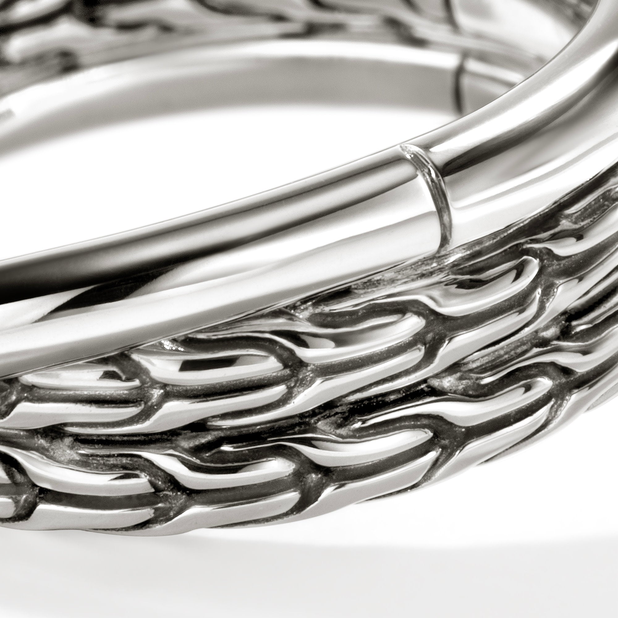 JH Essential Crossover Ring, Sterling Silver – John Hardy