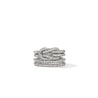 Love Knot Ring, Sterling Silver, Diamonds|RBP987592DI