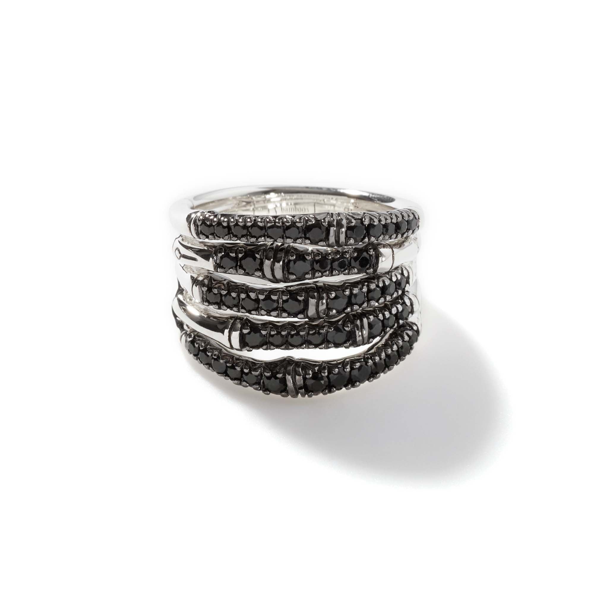 John Hardy Bamboo sapphire ring - Silver