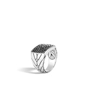 Modern Chain Signet Ring