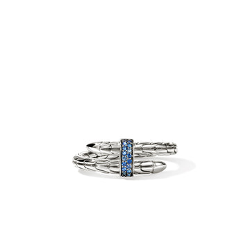 Spear Ring, Sterling Silver, Blue Sapphire|RBS986804BSP