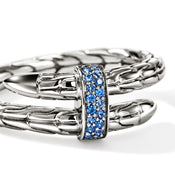 Spear Ring, Sterling Silver, Blue Sapphire|RBS986804BSP