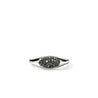 Pebble Ring, Sterling Silver, Black Sapphire|RBS9874774BLS