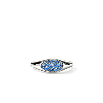 Pebble Ring, Sterling Silver, Blue Sapphire|RBS9874774BSP