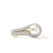 Surf Two Finger Ring John Hardy Surf Two Finger Ring, Gold, Diamonds, Pearl|RGGX895152DI