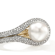 Surf Two Finger Ring John Hardy Surf Two Finger Ring, Gold, Diamonds, Pearl|RGGX895152DI