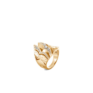 Saddle Ring with Diamonds|RGX440432MDI