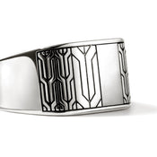 Icon 50 Signet Ring, Sterling Silver|RM98989