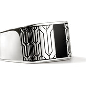 Icon 50 Ring, Sterling Silver, Black Onyx|RMS989891BON