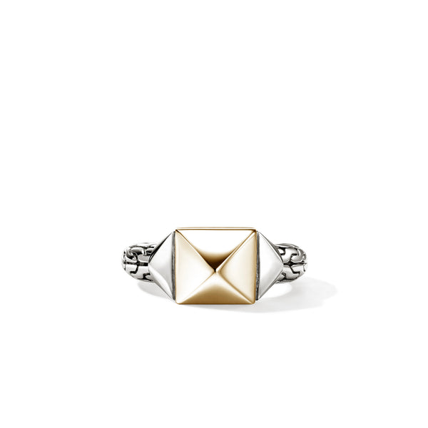 Icon Stud Ring, Gold, Sterling Silver, 9MM – John Hardy