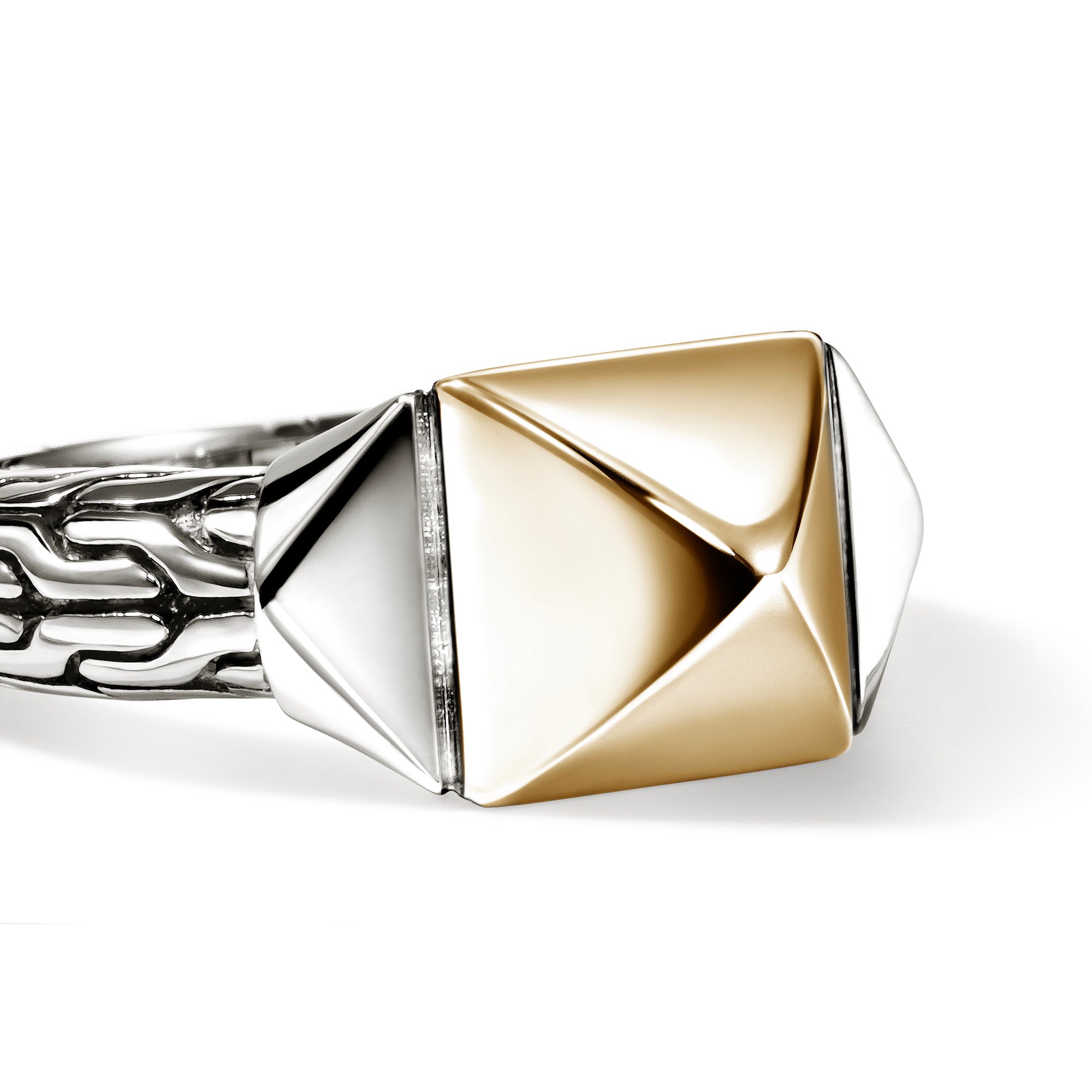 Icon Stud Ring, Gold, Sterling Silver, 9MM – John Hardy