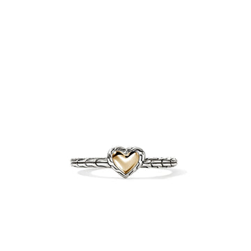 JH Essential Heart Ring, Sterling Silver, Gold|RZZ98977