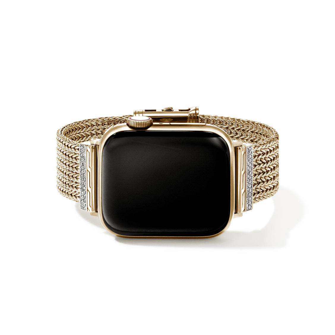 Smart Diamond Watch Smart Watch Strap, Gold, Diamonds, 18MM – John Hardy