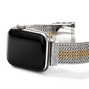 Smartwatch Strap, Silver, Gold, Diamonds, 18MM|WZP986522DI